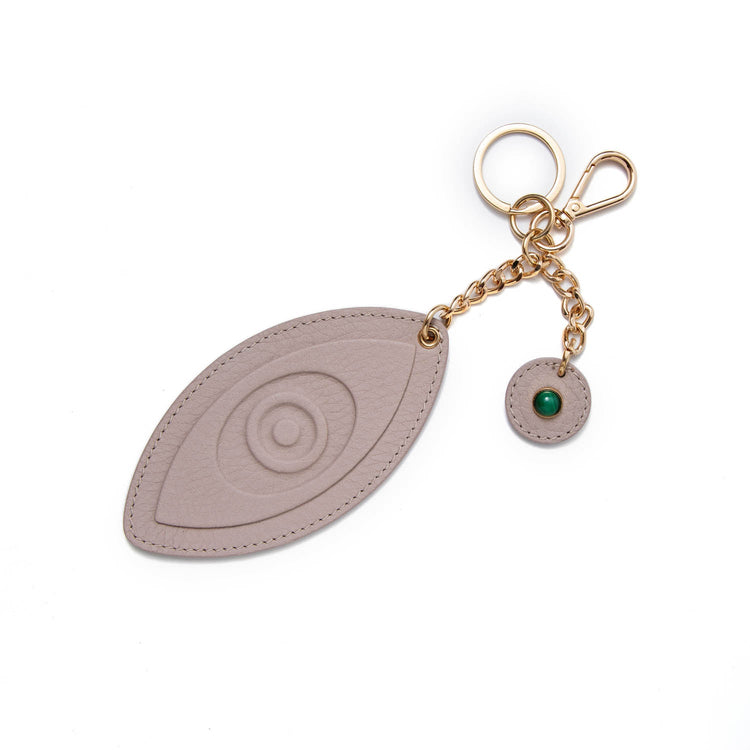 Talisman Keychains Evil Eye Talisman Keychains, handcrafted leather marquetry. %100 Leather