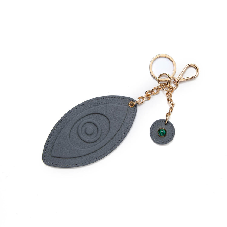 Talisman Keychains Evil Eye Talisman Keychains, handcrafted leather marquetry. %100 Leather