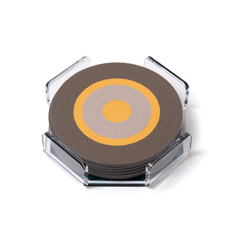 Stella Circle Coasters – Riviera Edition