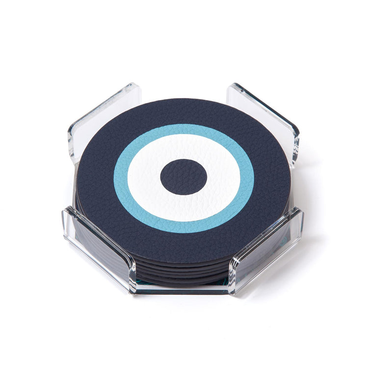 Stella Circle Coasters – Riviera Edition