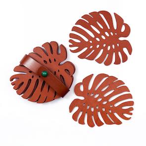 Curiosity Coasters – Leaf | Set of 6