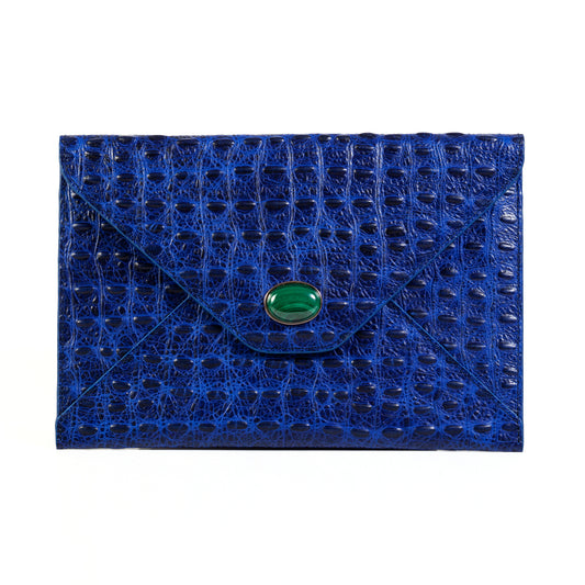 Spotted Envelope Clutch | Sealed with a Kiss - Teal