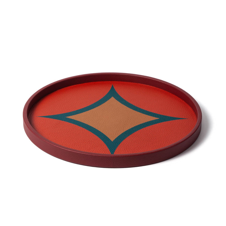 "Mosaic" Leather Tray