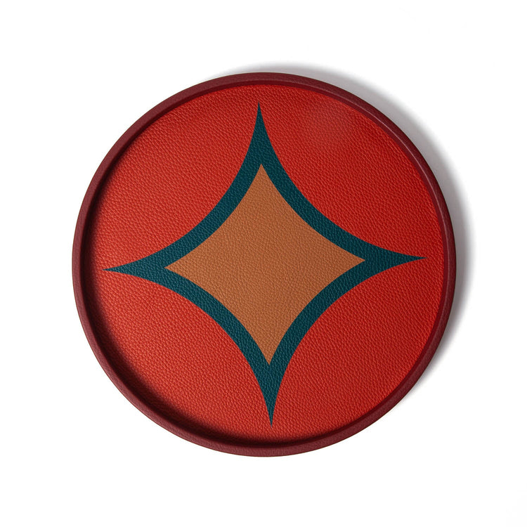 "Mosaic" Leather Tray
