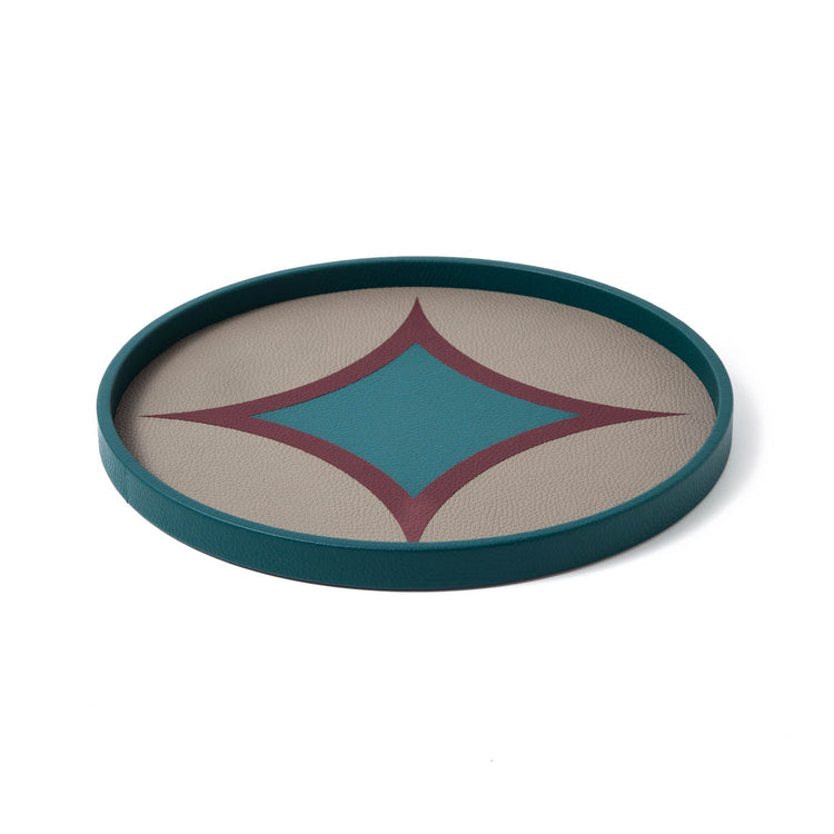 "Mosaic" Leather Tray