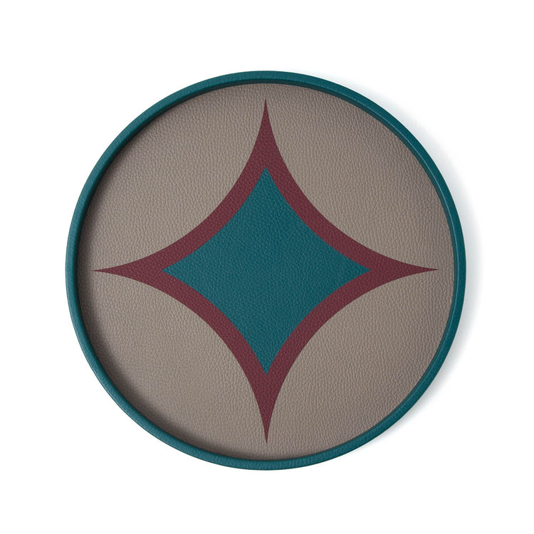 "Mosaic" Leather Tray