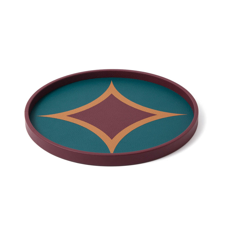 "Mosaic" Leather Tray