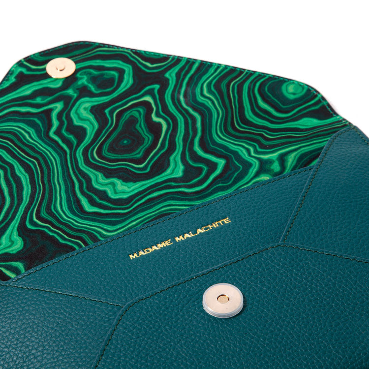 Envelope Clutch | Sealed with a Kiss - Teal