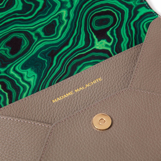 Envelope Clutch | Sealed with a Kiss - Taupe