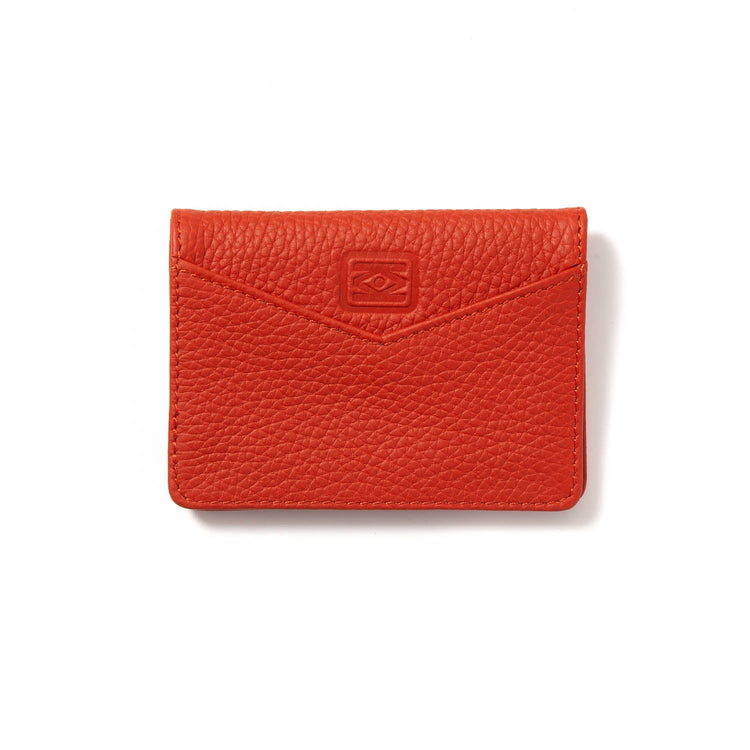 Talisman Mini Wallet – Embossed Leather Evil Eye