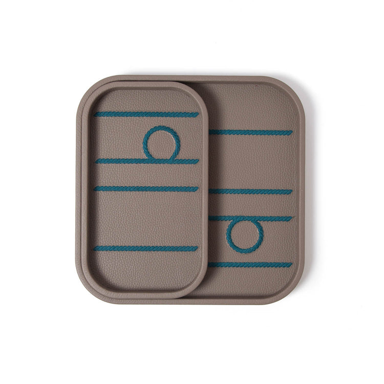 Knotted Trays (Set of 2)