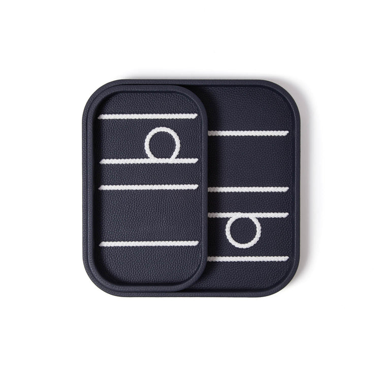 Knotted Trays (Set of 2)