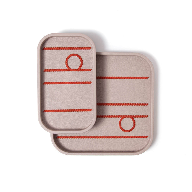 Knotted Trays (Set of 2)