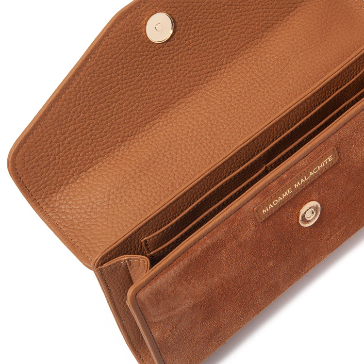 Gem-Set Suede Envelope