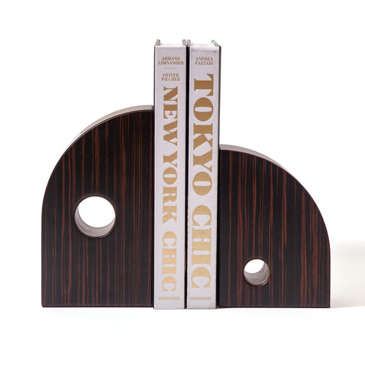 Peek a Boo Bookends (Ebony)