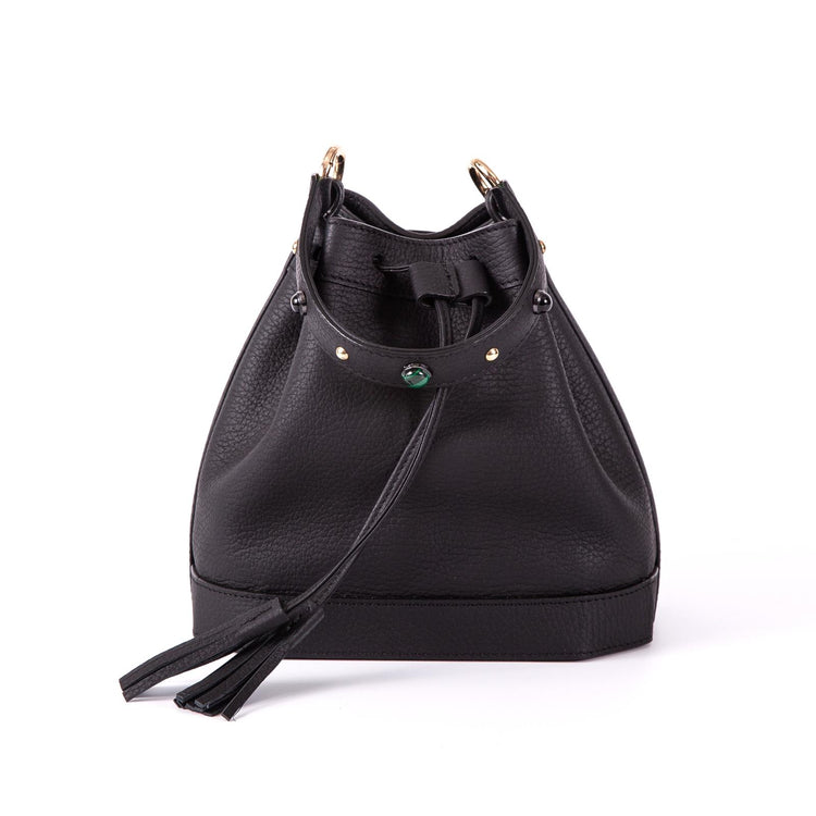 Gem-Set Bucket Bag - Navy