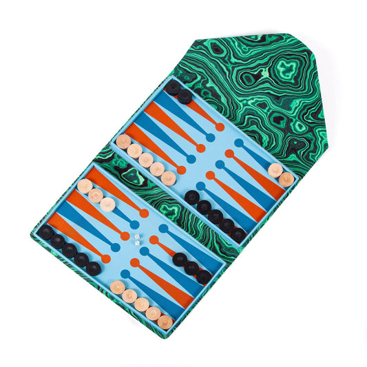 Envelope Travel Backgammon - Riviera Edition