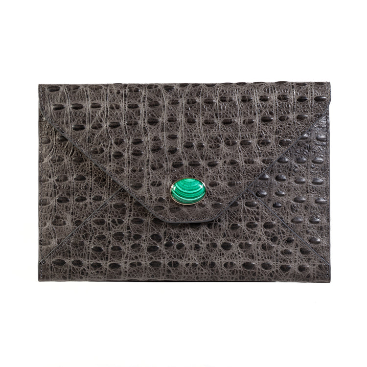 Spotted Envelope Clutch | Sealed with a Kiss - Teal