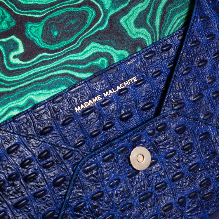 Spotted Envelope Clutch | Sealed with a Kiss - Teal