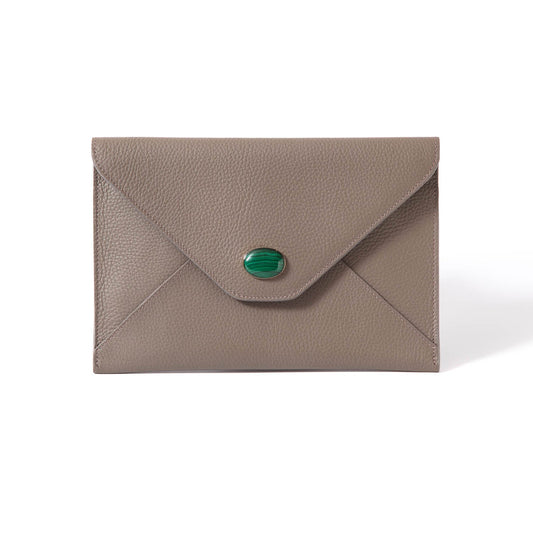 Envelope Clutch | Sealed with a Kiss - Taupe