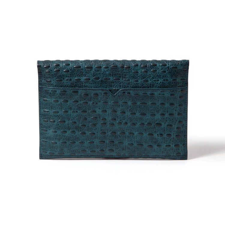 Spotted Envelope Clutch | Sealed with a Kiss - Teal
