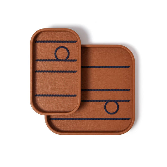 Knotted Trays (Set of 2)