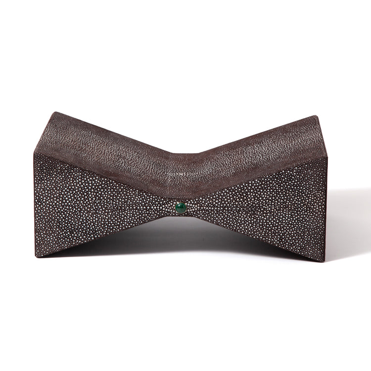 Papillon Bookstand Shagreen Chocolate