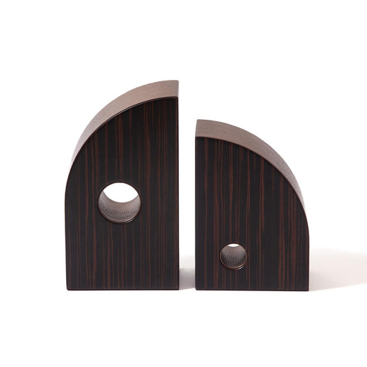 Peek a Boo Bookends (Ebony)