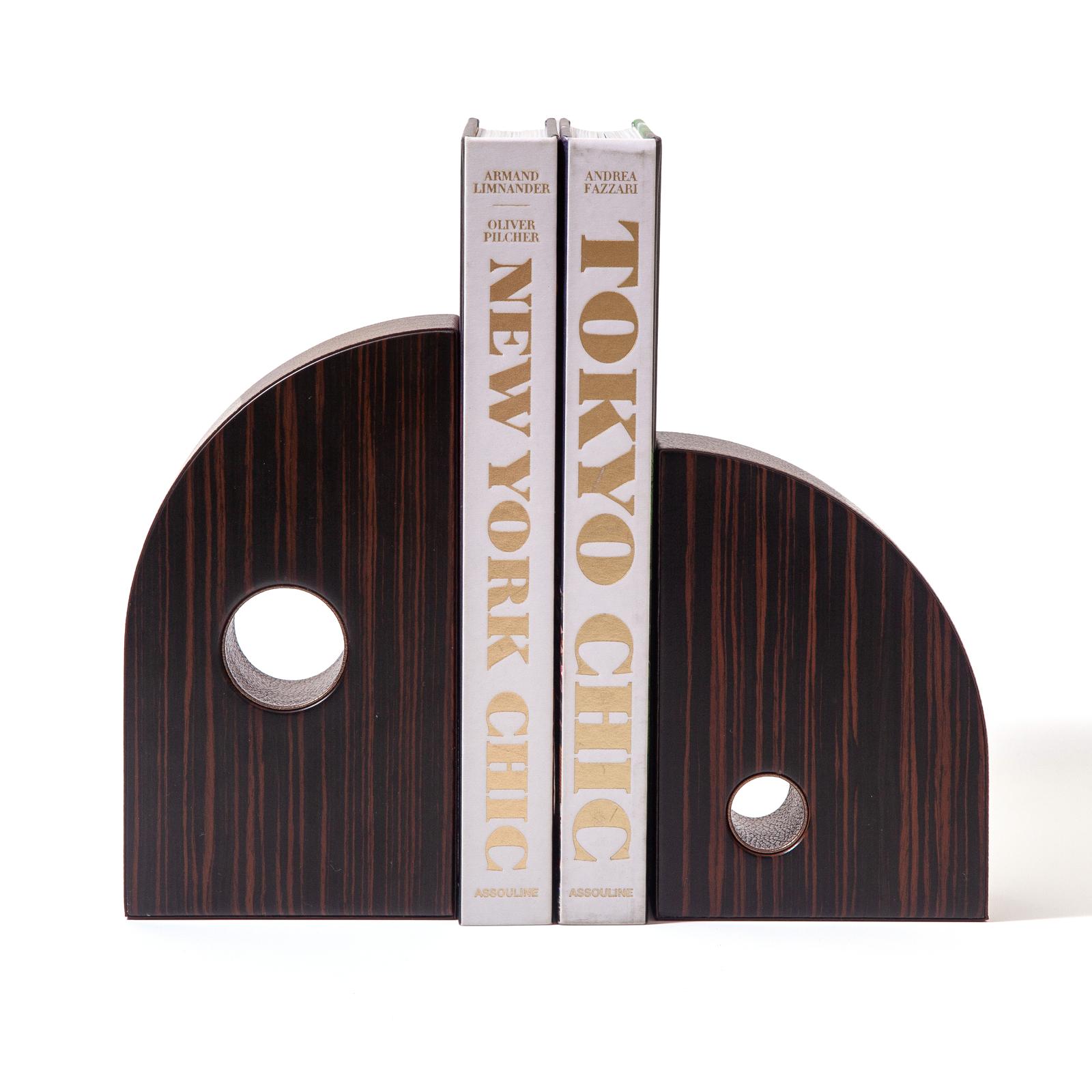 Peek a Boo Bookends (Ebony)